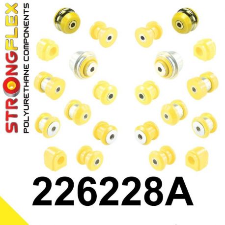 226228A: Full Suspension bush kit SPORT STRONGFLEX